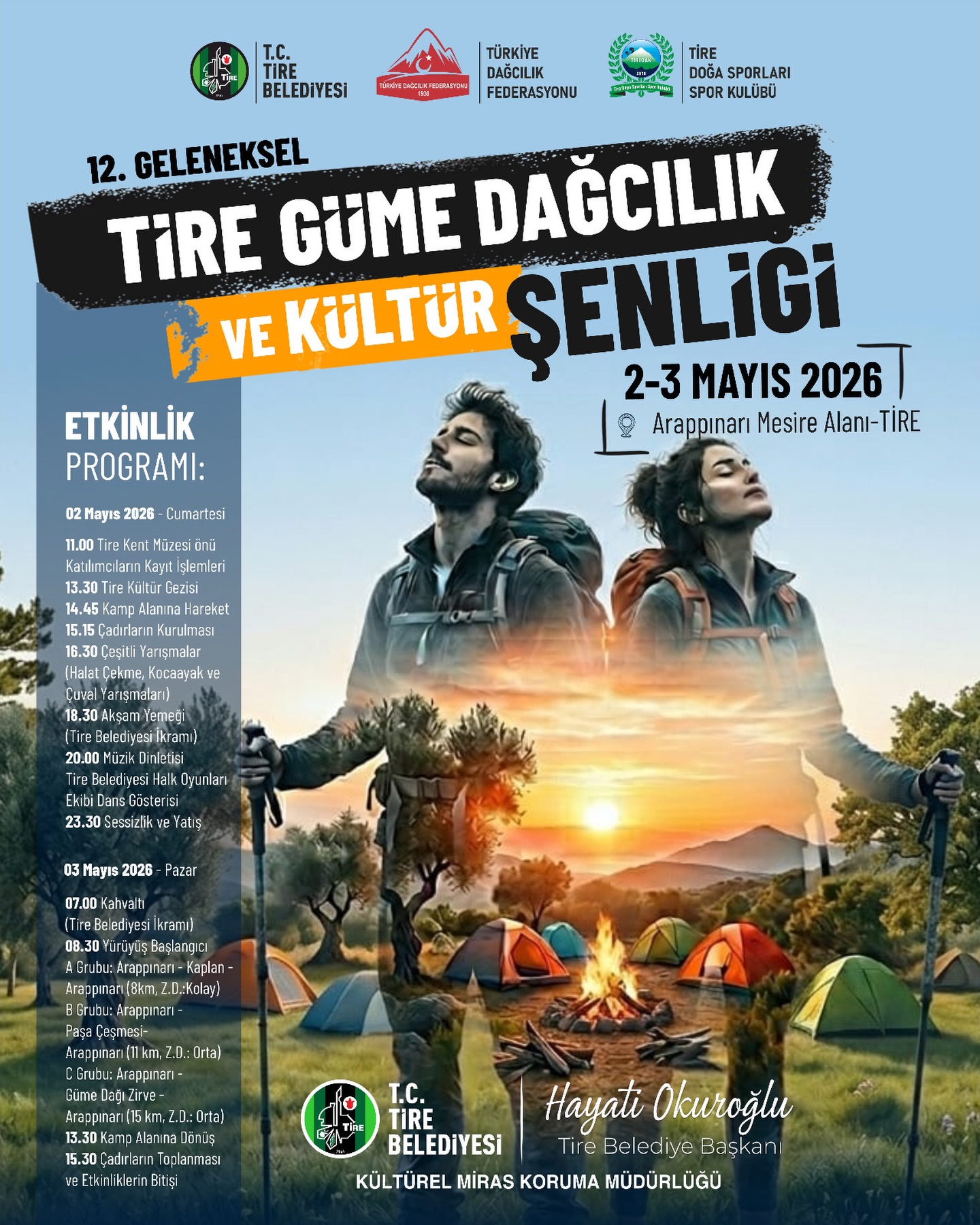 12-geleneksel-tire-gume-dagcilik-ve-kultur-senligi Tire’de 12. Geleneksel Güme Dağcılık ve Kültür Şenliği Başlıyor