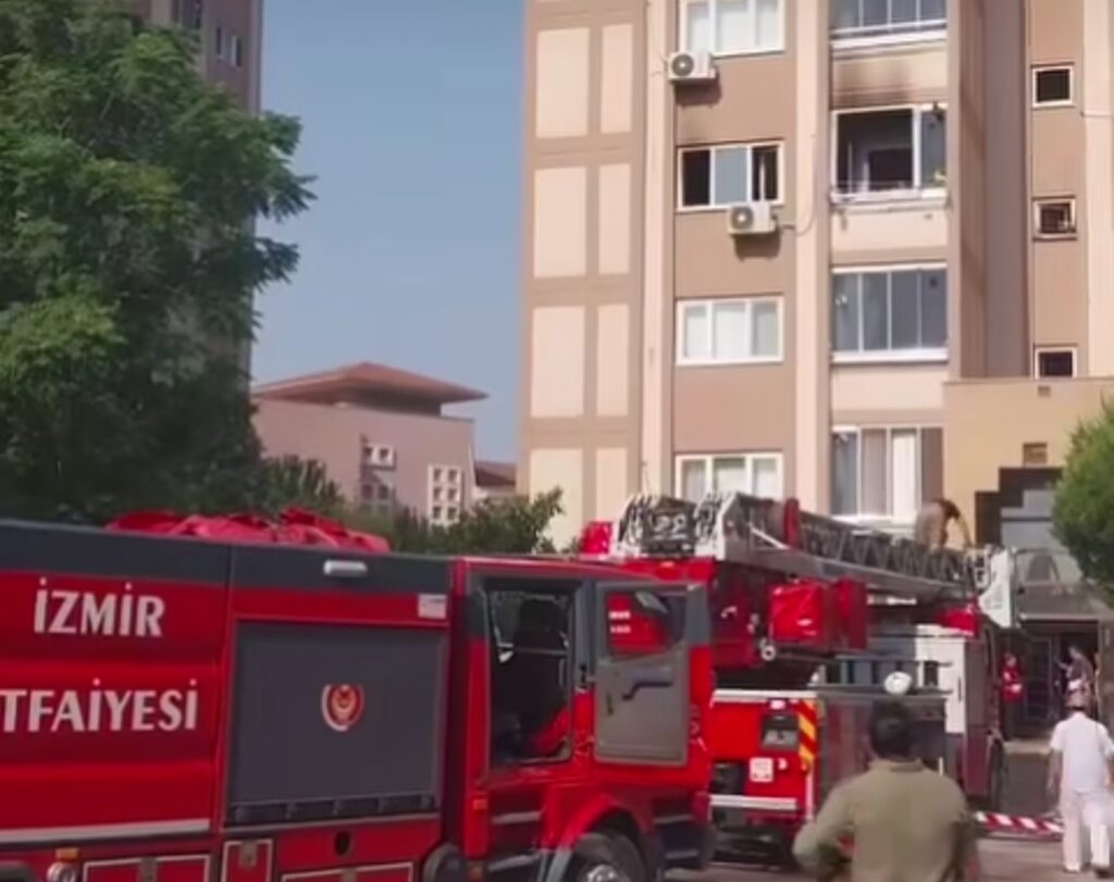 Ayrancılar’daki TOKİ Konutlarında Korkutan Yangın