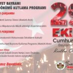 Beydağ’da Düzenlenecek 29 Ekim Cumhuriyet Bayramı Kutlama Programı Belli Oldu