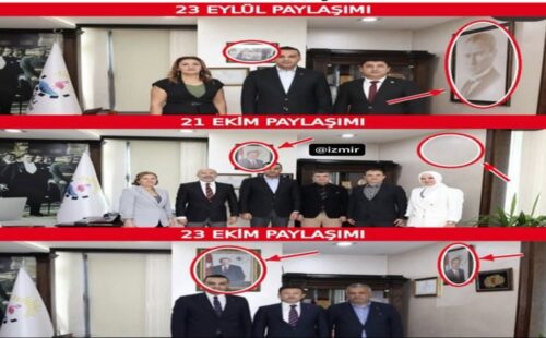 Çiğli Belediye Başkanlığı Makamındaki Fotoğraf Değişikliği Tartışma Yarattı