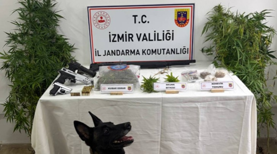 İzmir İl Emniyet Müdürlüğünden Yasakli Madde Operasyonu