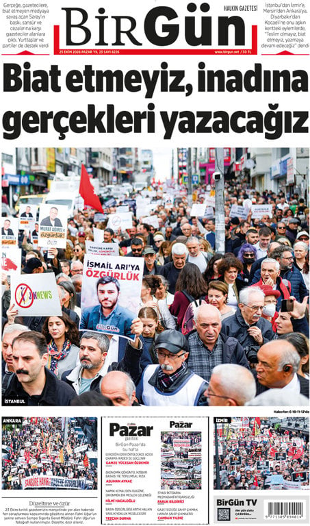 Türkiye Genelinde Basın Özgürlüğü Eylemleri Düzenlendi