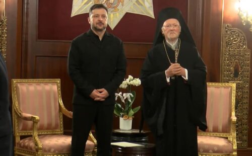 Zelenskiy İstanbul'da Patrik Bartholomeos ile Görüştü