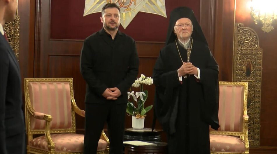 Zelenskiy İstanbul'da Patrik Bartholomeos ile Görüştü